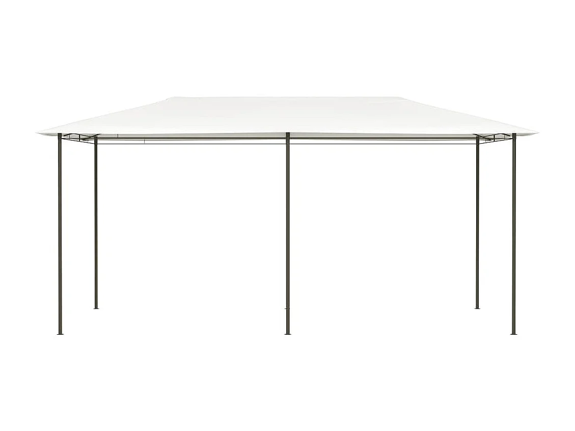Gazebo 2,98x5,3x2,59 m 160 g/m² cor creme