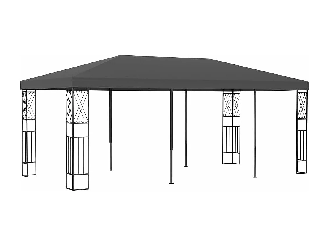 Belvédère 3x6 m Anthracite Tissu
