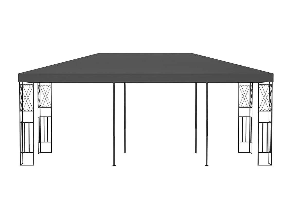 Belvédère 3x6 m Anthracite Tissu