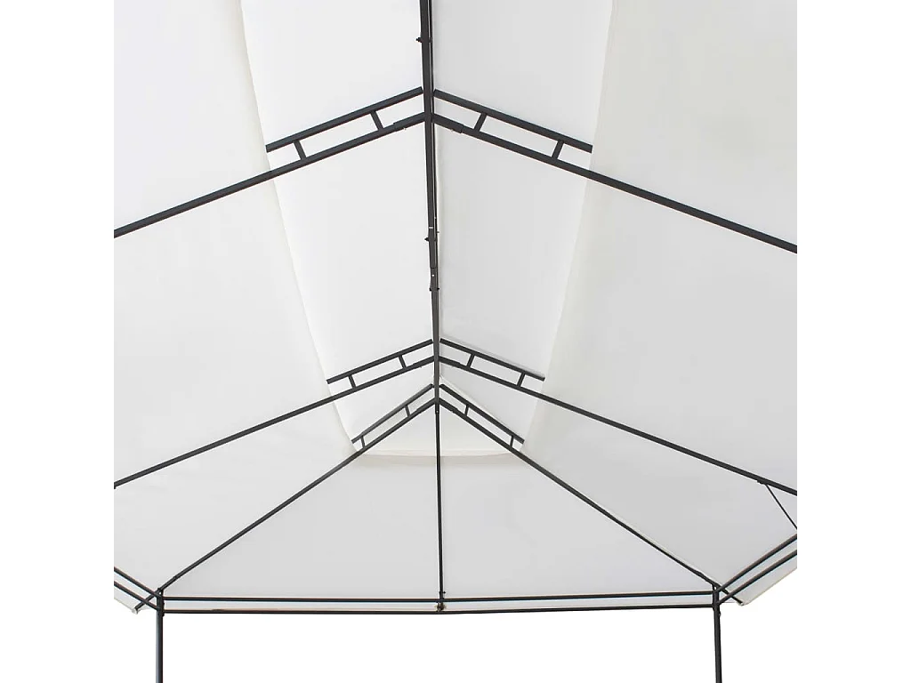 Gazebo 600x298x270 cm 180g/m² branco