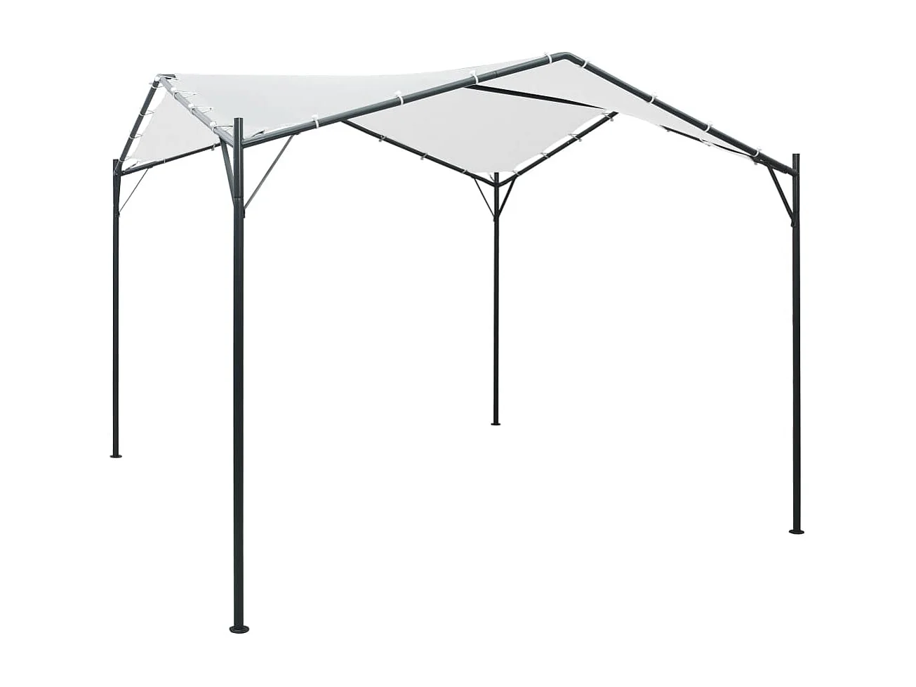 Belvédère 3x3x2,6 m Blanc 180 g/m²