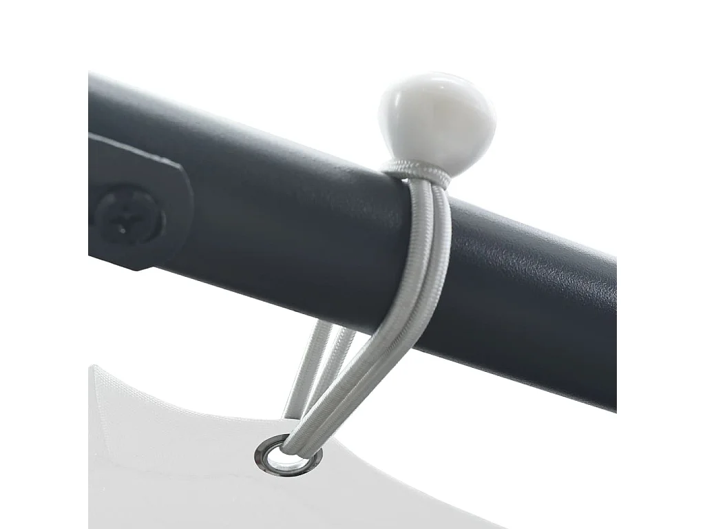 Belvédère 3x3x2,6 m Blanc 180 g/m²