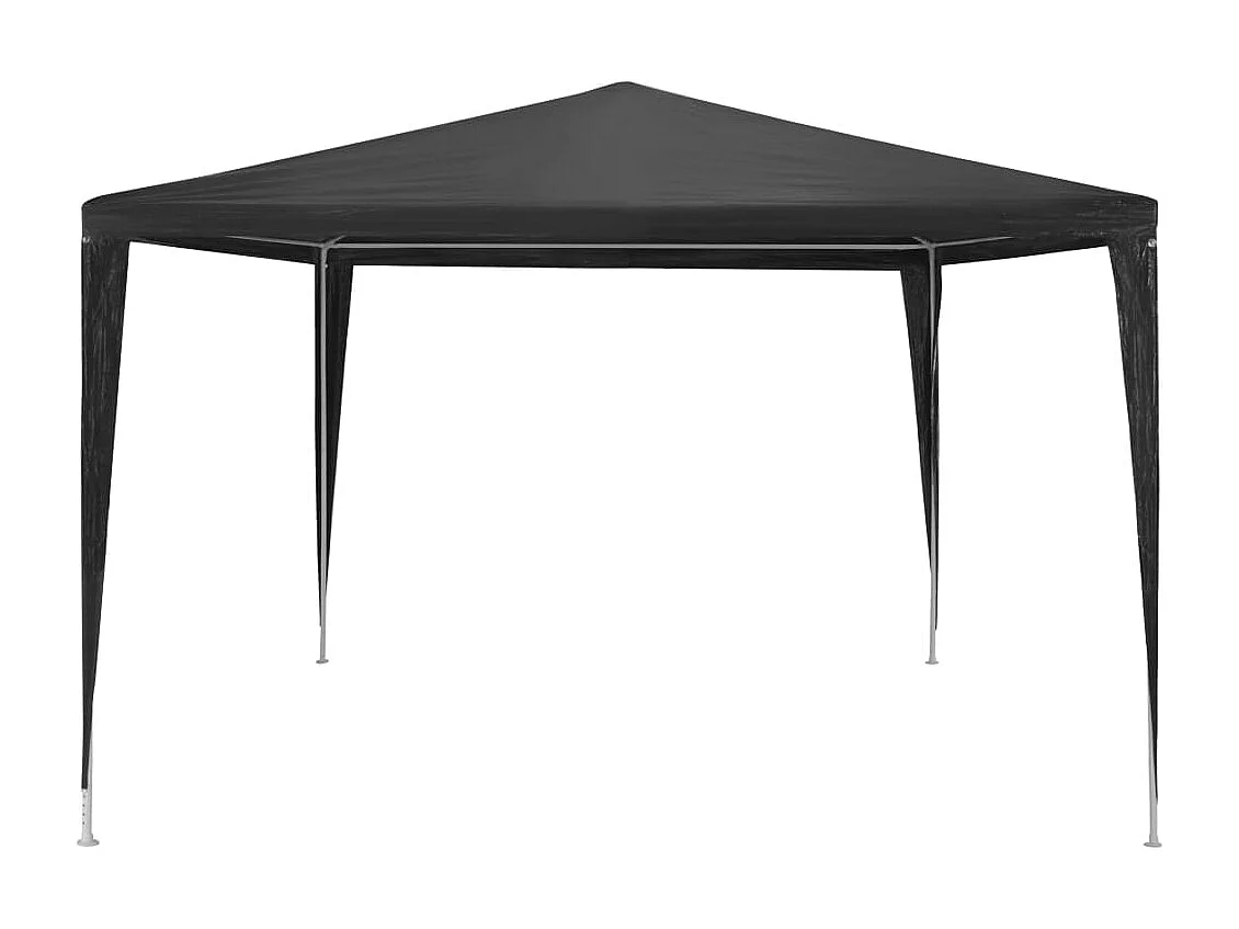 Carpa para fiestas PE gris antracita 3x3 m