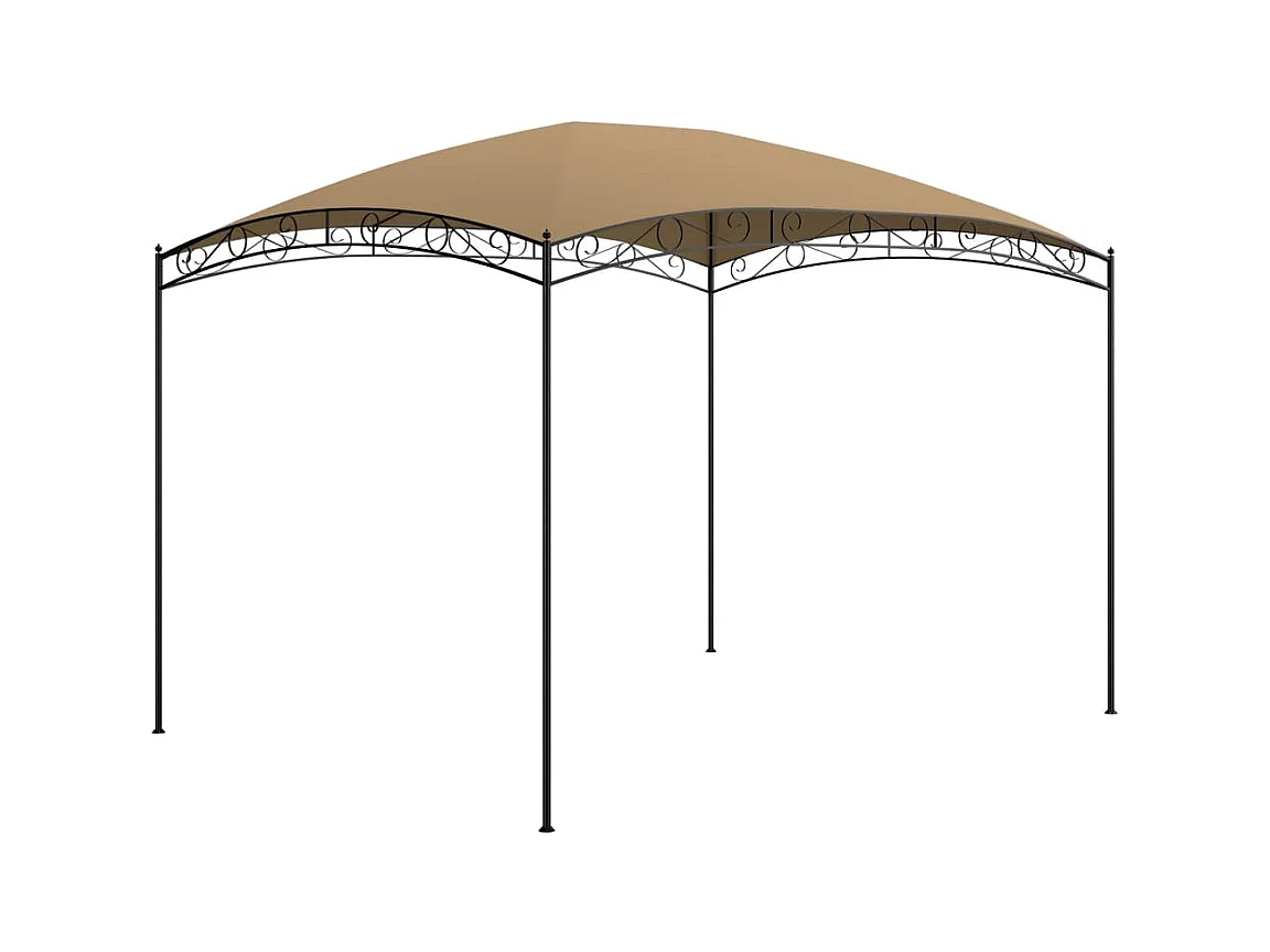 Pavillon 3x4x2,65 m Taupe 180 g/m²