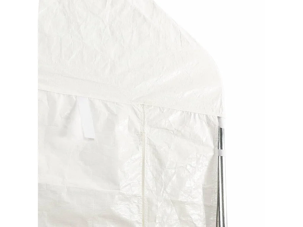 Belvédère avec toit blanc 8,92x2,28x2,69 m polyéthylène