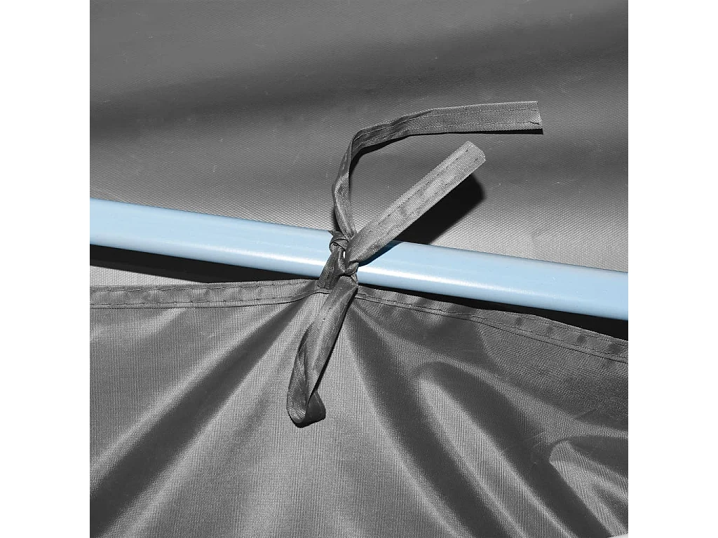 Tente de réception pliable avec 8 parois 3 x 9 m Anthracite