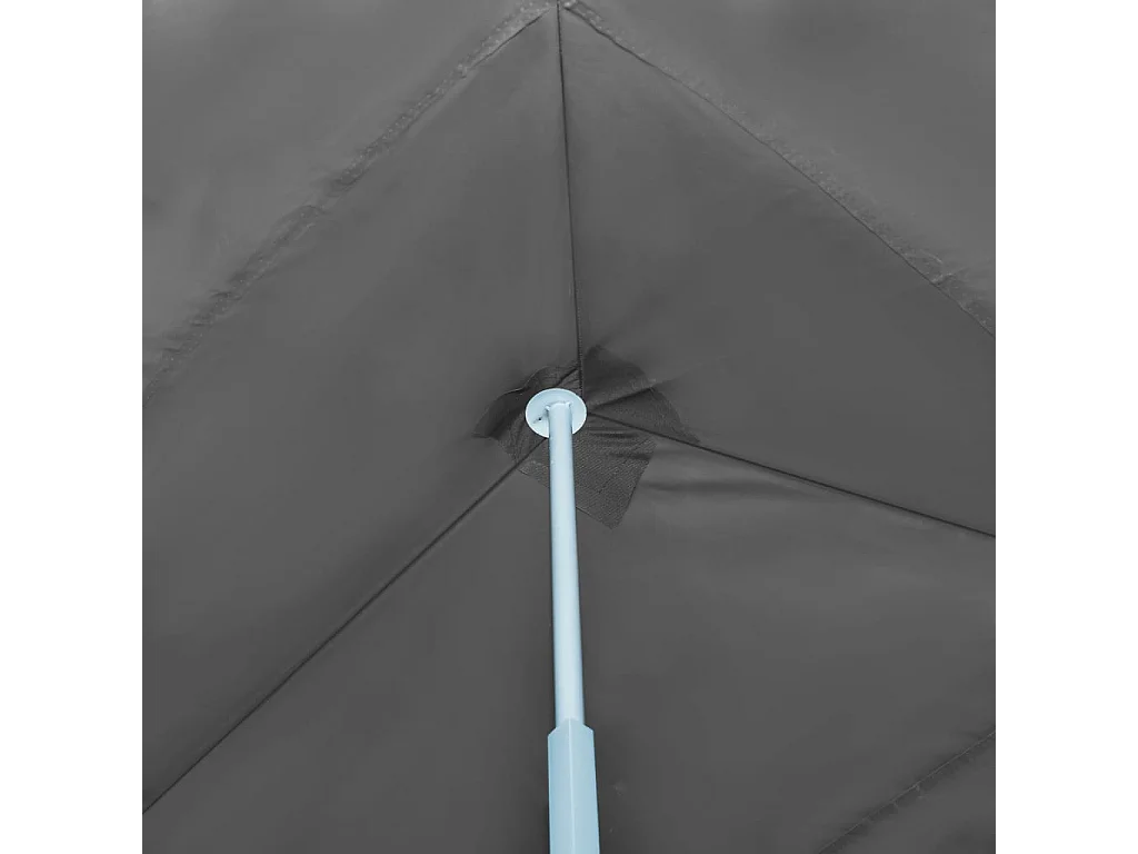 Tente de réception pliable avec 8 parois 3 x 9 m Anthracite