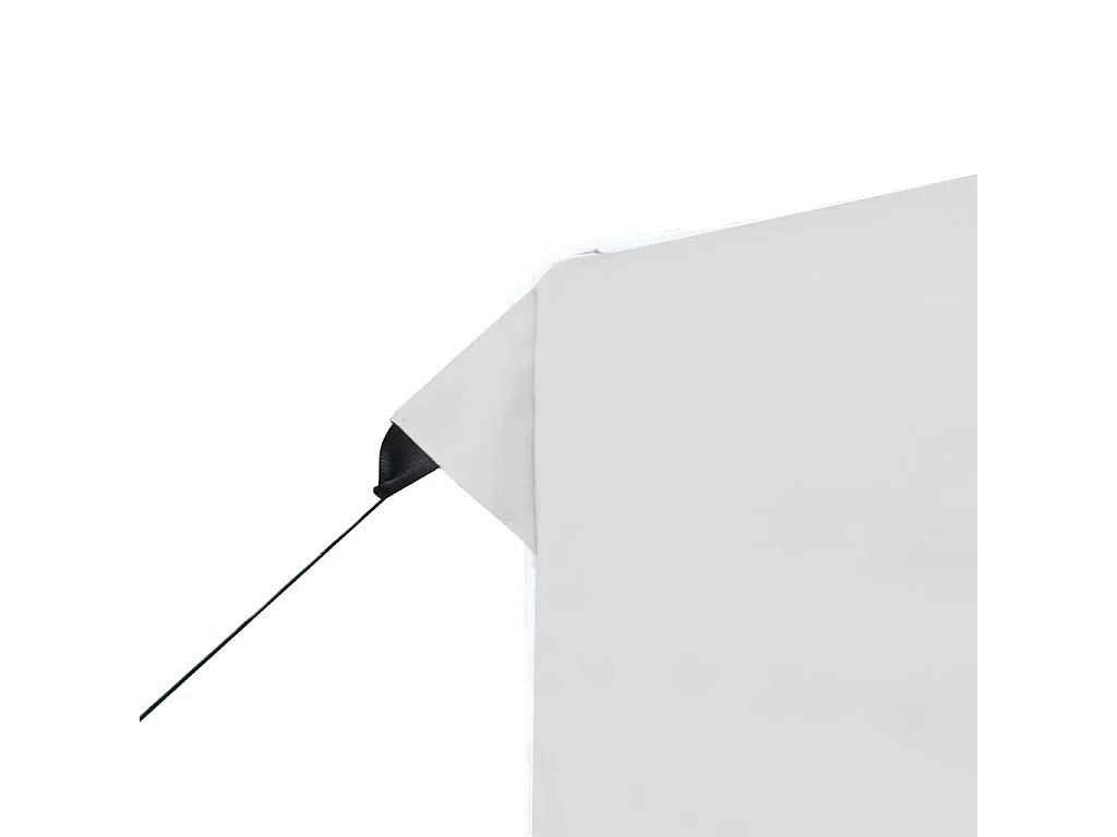 Tente de réception pliable Aluminium 2 x 2 m Blanc