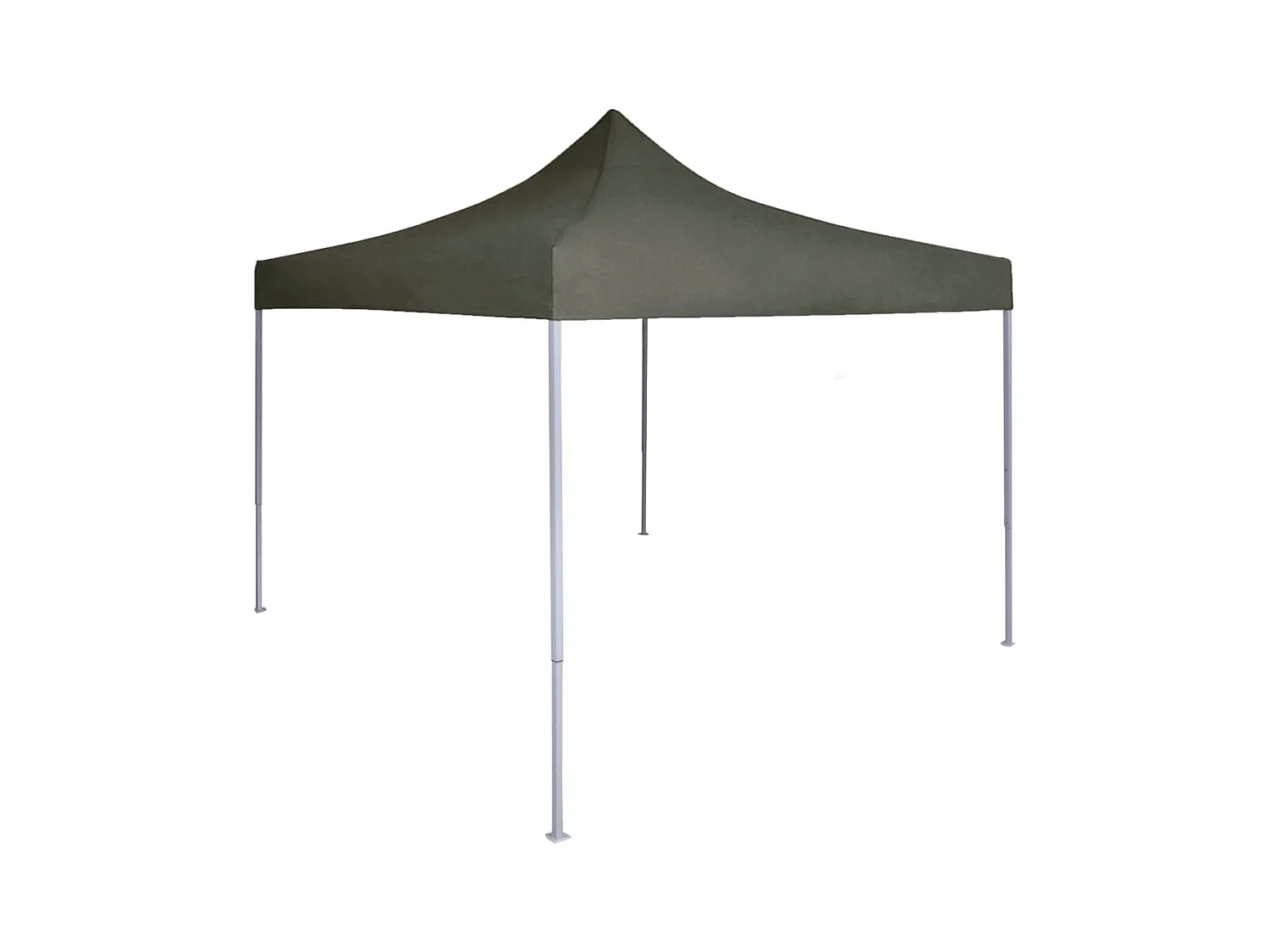 Gazebo Professionale Pieghevole 2x2m in Acciaio Antracite