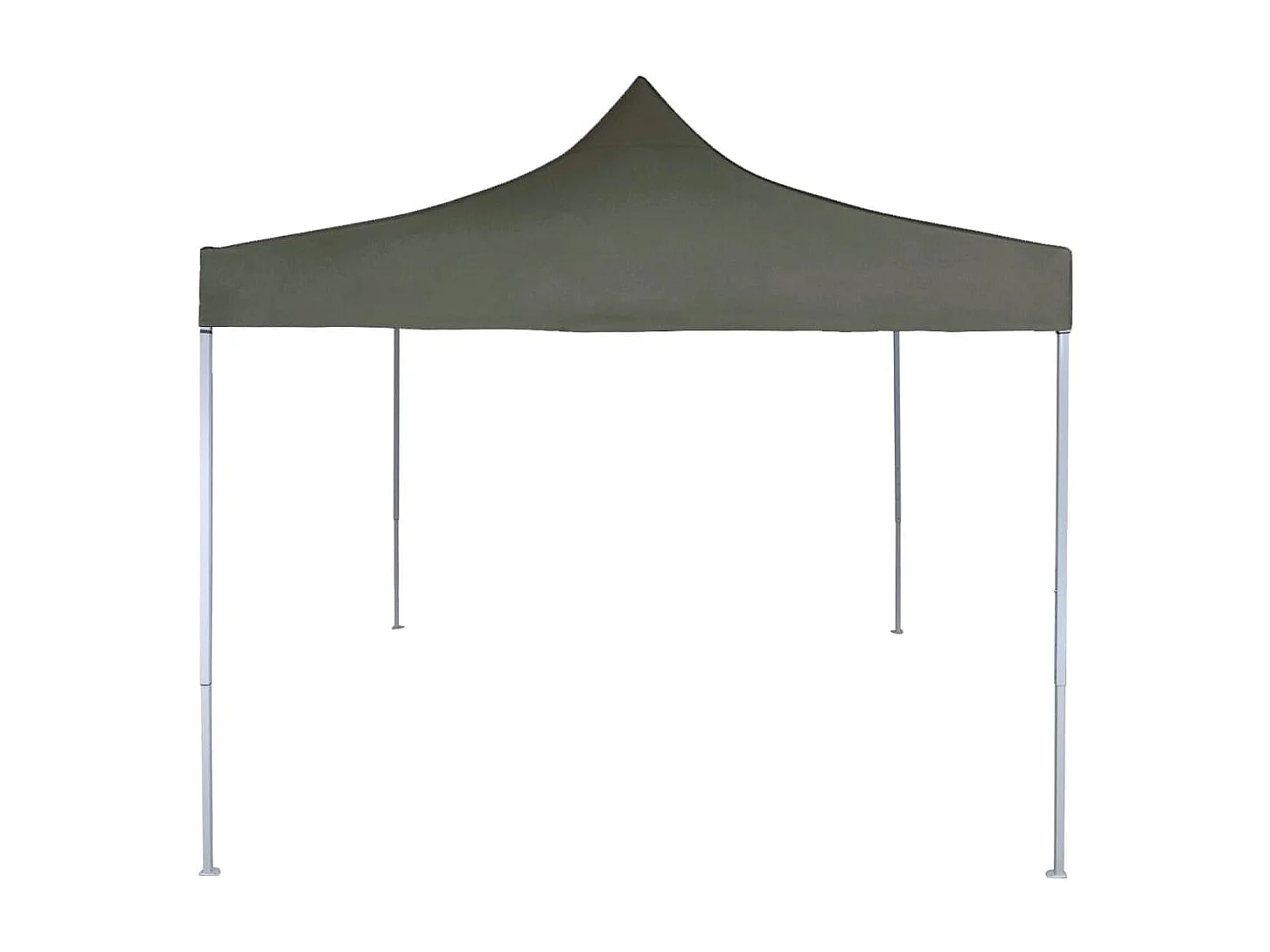 Tente réception pliable professionnelle 2x2 m Acier Anthracite