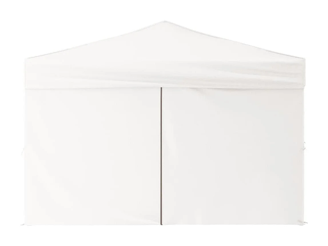Tenda per Feste Pieghevole con Pareti Laterali Bianco 3x3 m
