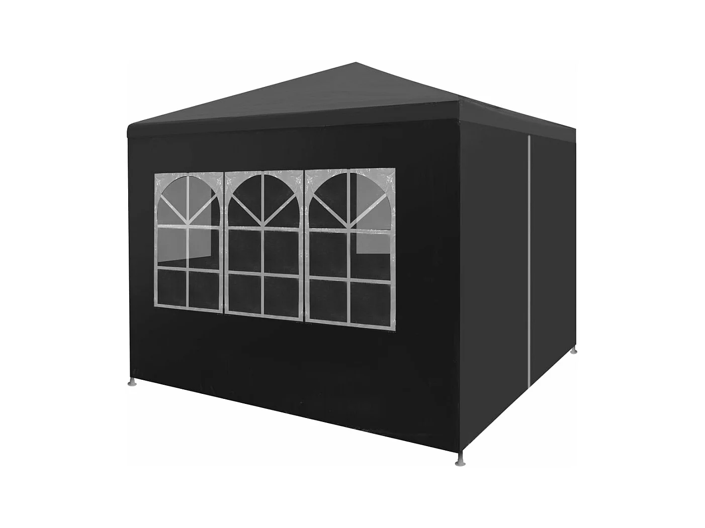 Tente de réception 3 x 3 m Anthracite