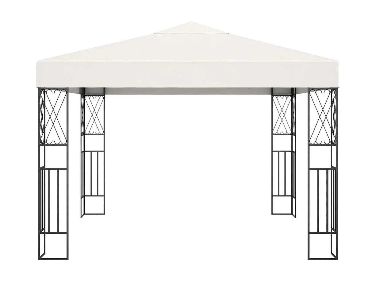 Tonnelle 3x3 m Crème Tissu