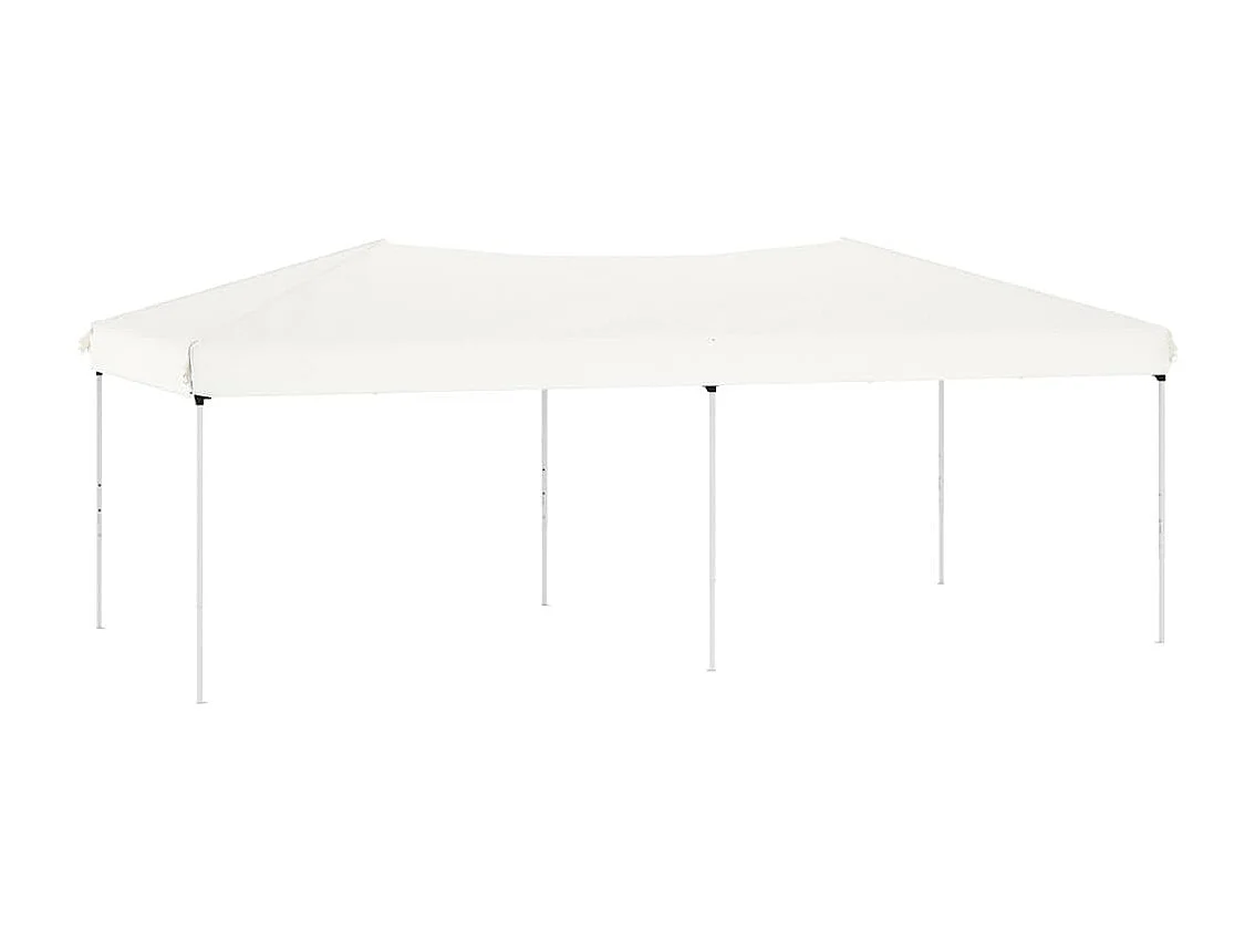 Tente de réception pliable Blanc 3x6 m