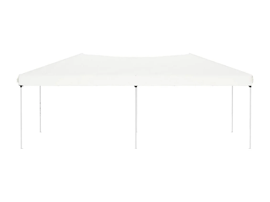 Tente de réception pliable Blanc 3x6 m