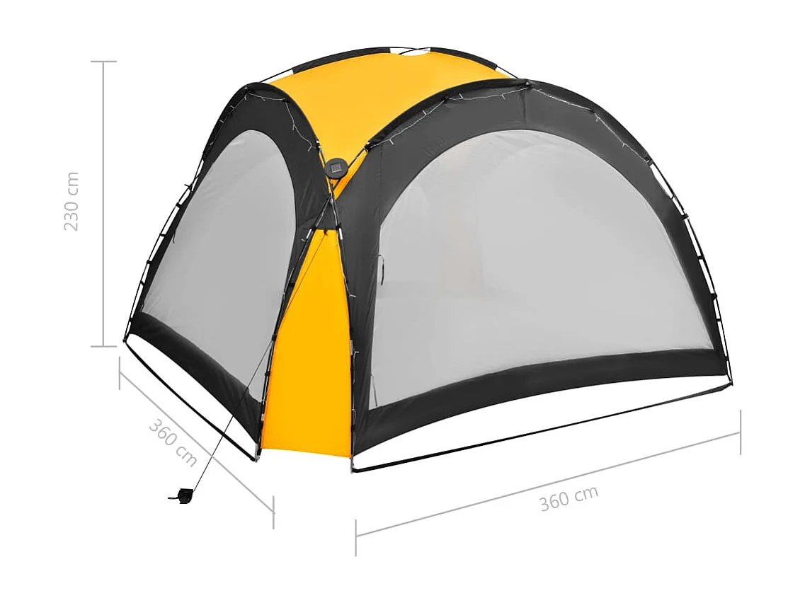 Tenda para festas 3x3 m azul