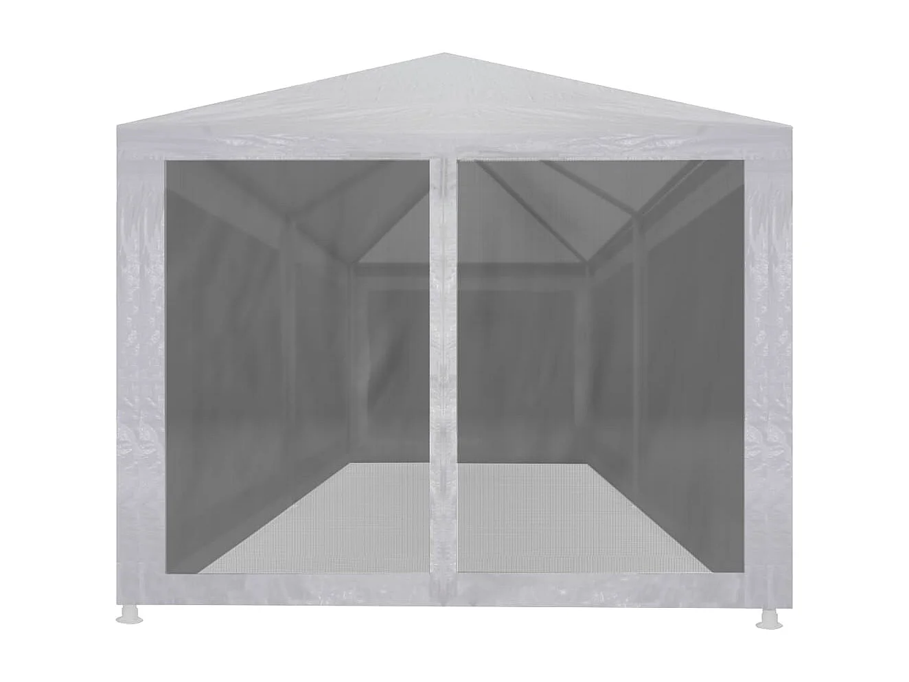 Tente de réception avec 6 parois en maille 4 x 3 m