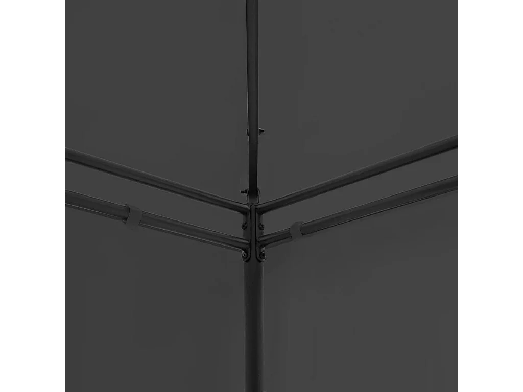 Belvédère avec rideaux 600x298x270 cm Anthracite