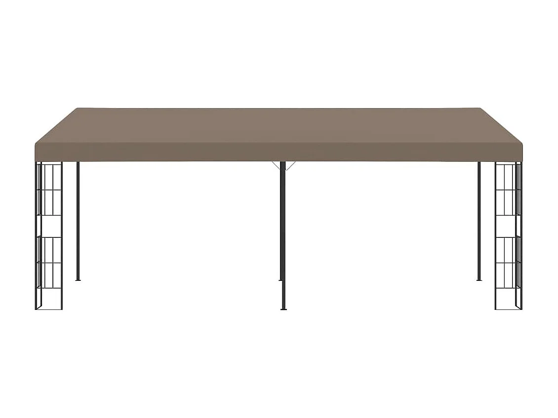 Belvédère mural 6x3 m Taupe Tissu