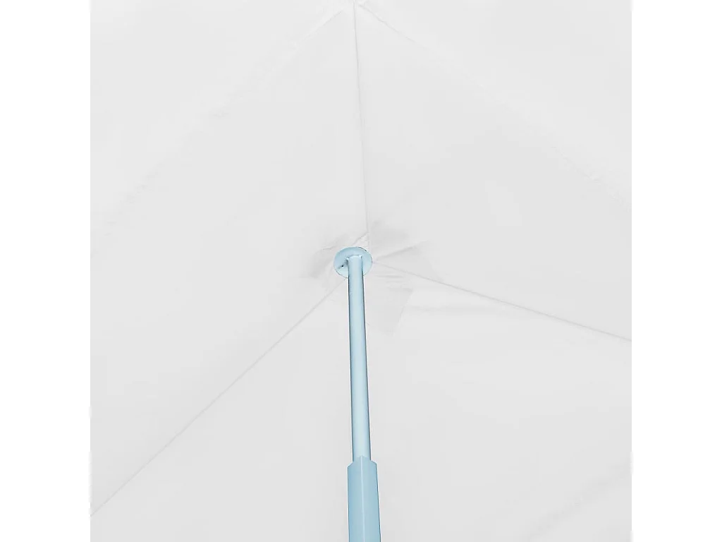 Tenda Pieghevole Pop-Up con 5 Pareti Laterali 3x9 m Bianca