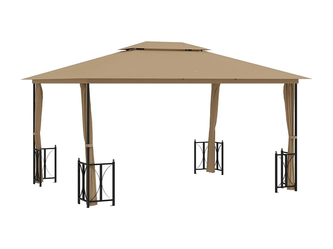 Tenda para festas 3x6 m PE antracite