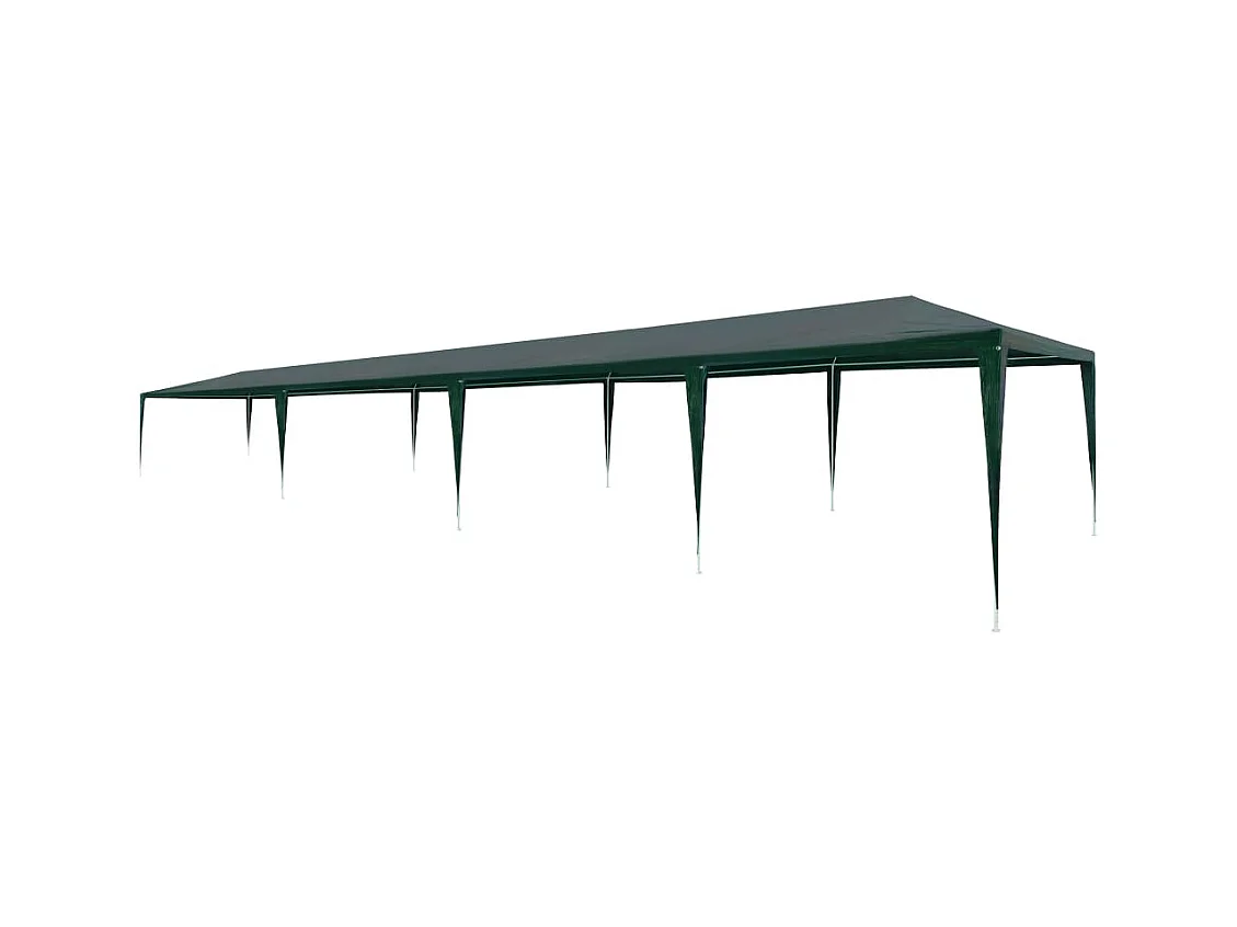 Tente de réception 3x12 m PE Vert