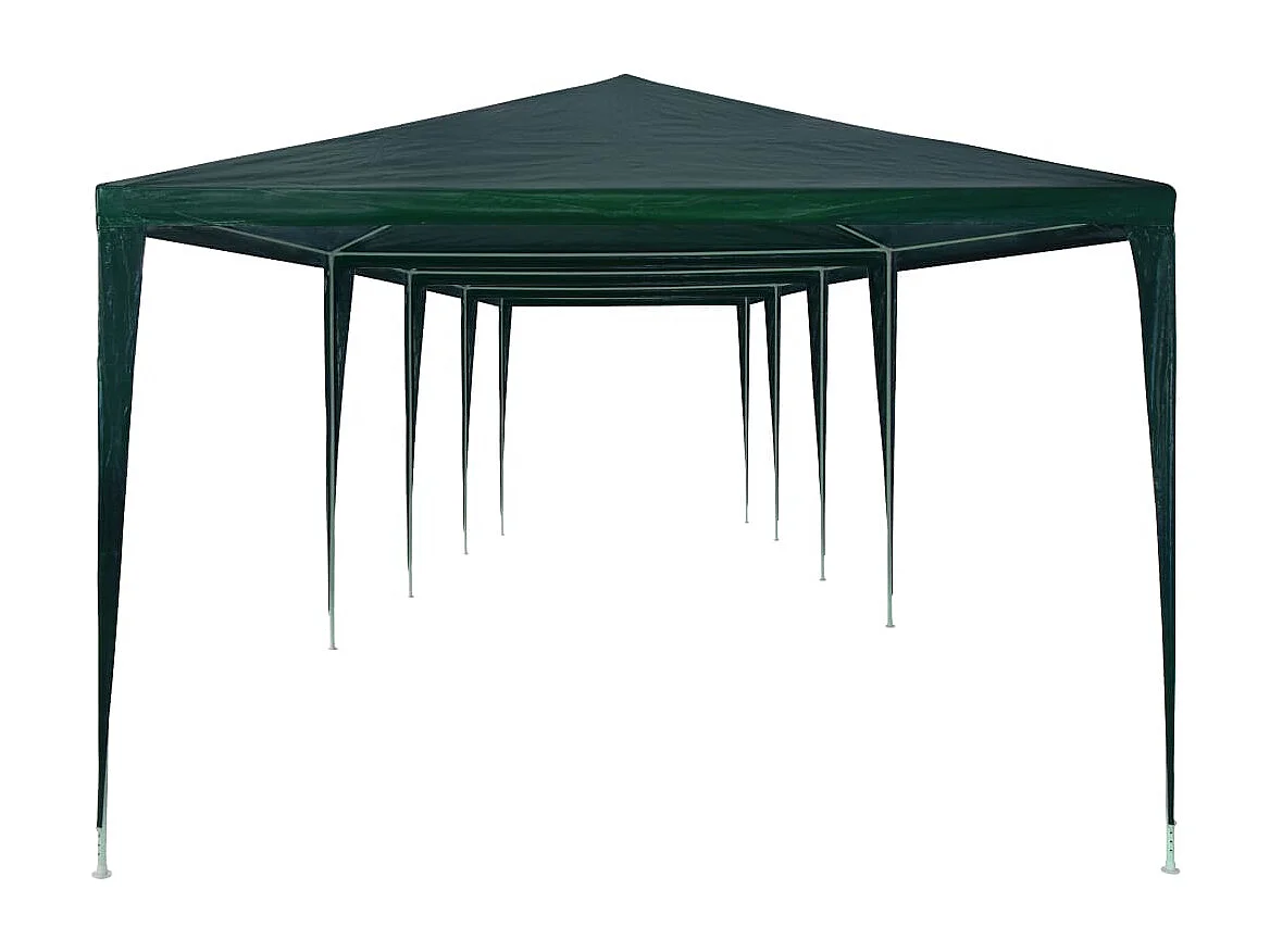 Tente de réception 3x12 m PE Vert