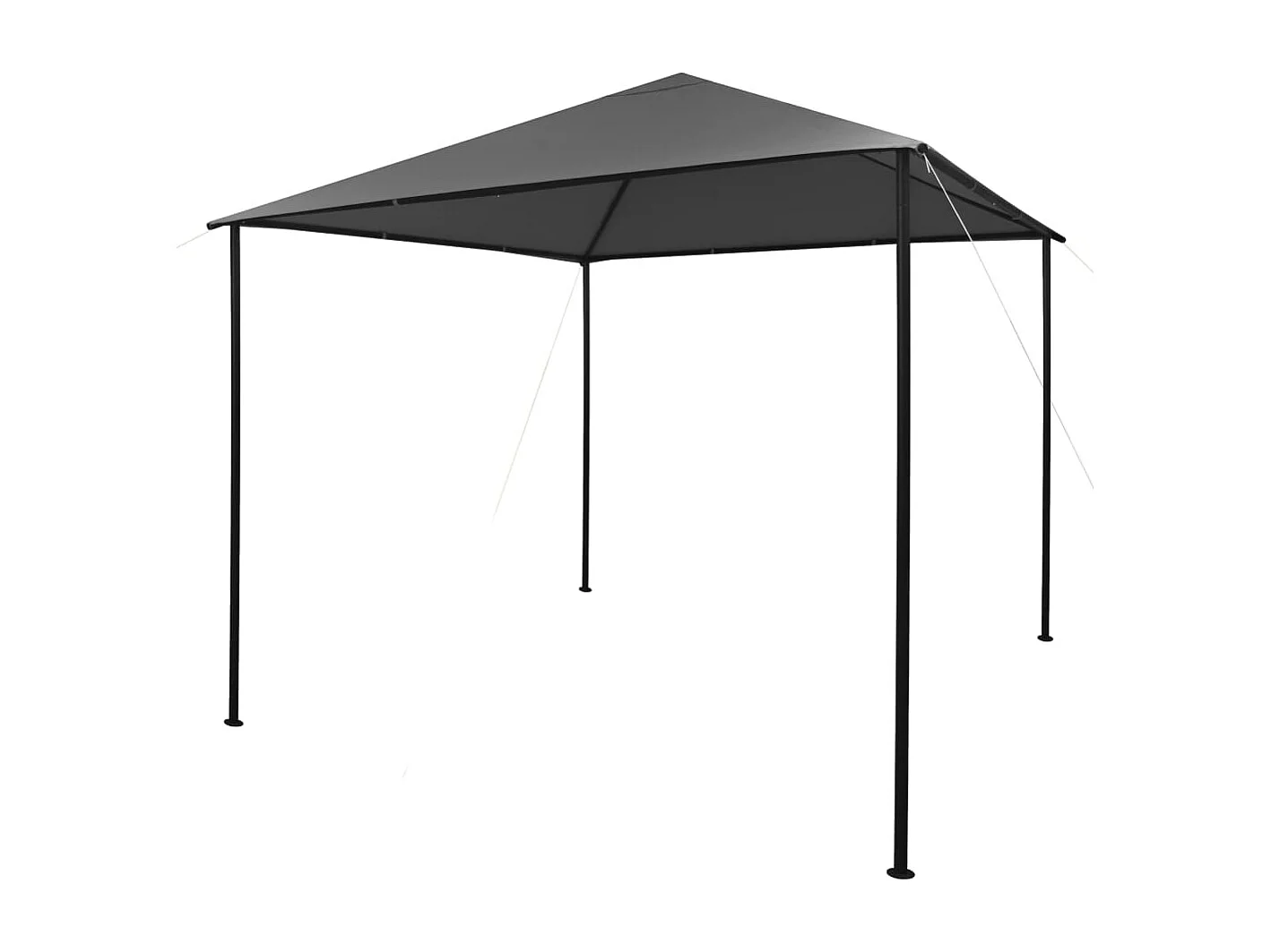 Tenda para festas 3x6 m PE antracite