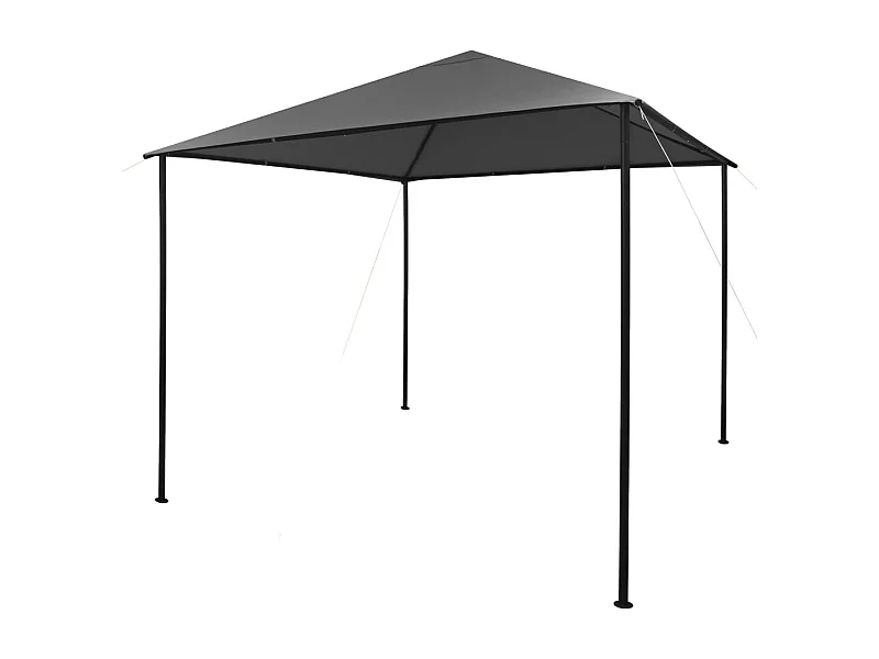 Tenda para festas 3x6 m PE antracite