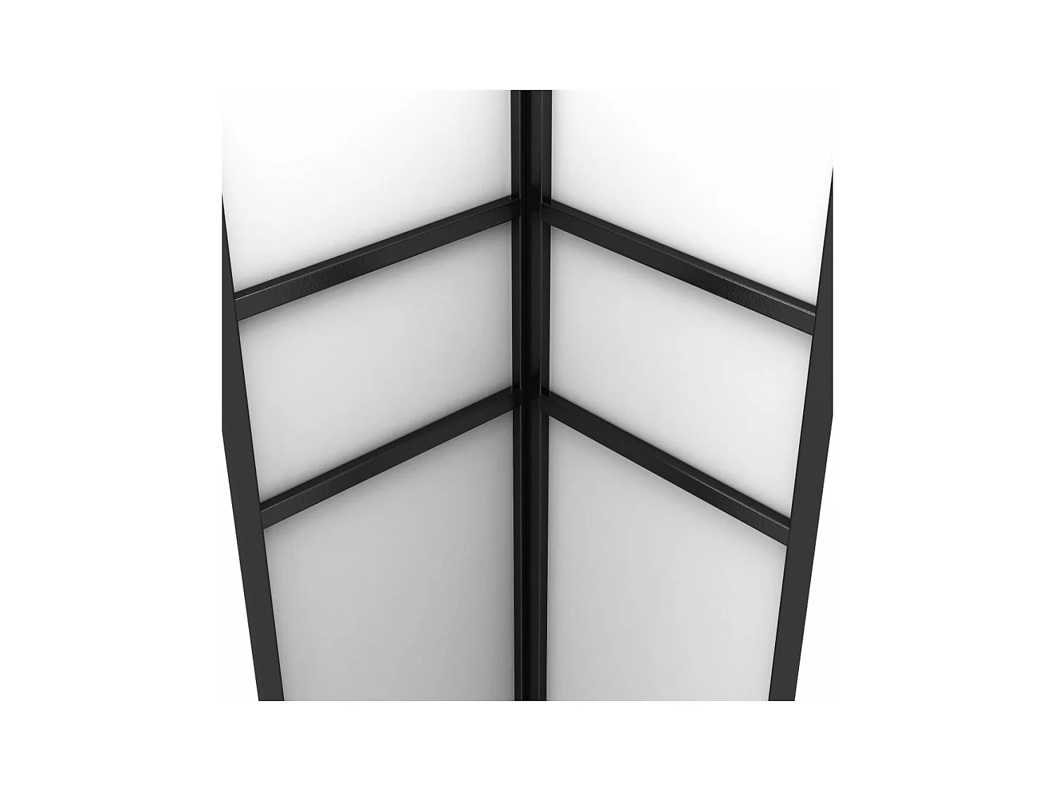 Prieel met dubbel dak 3x3 m wit