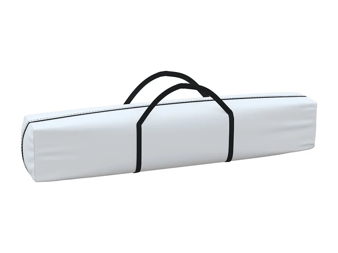 Tente de réception pliable avec parois Blanc 3x6 m