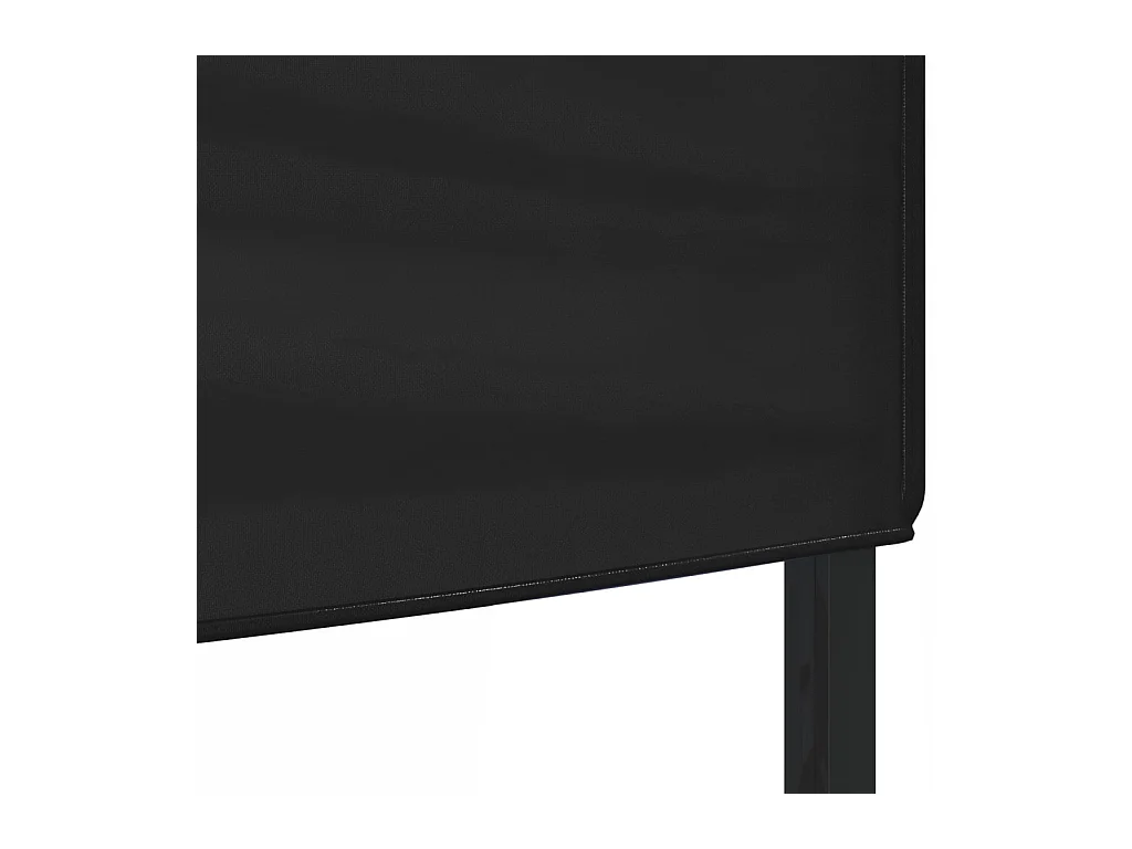 Tente de réception pliable Noir 3x6 m