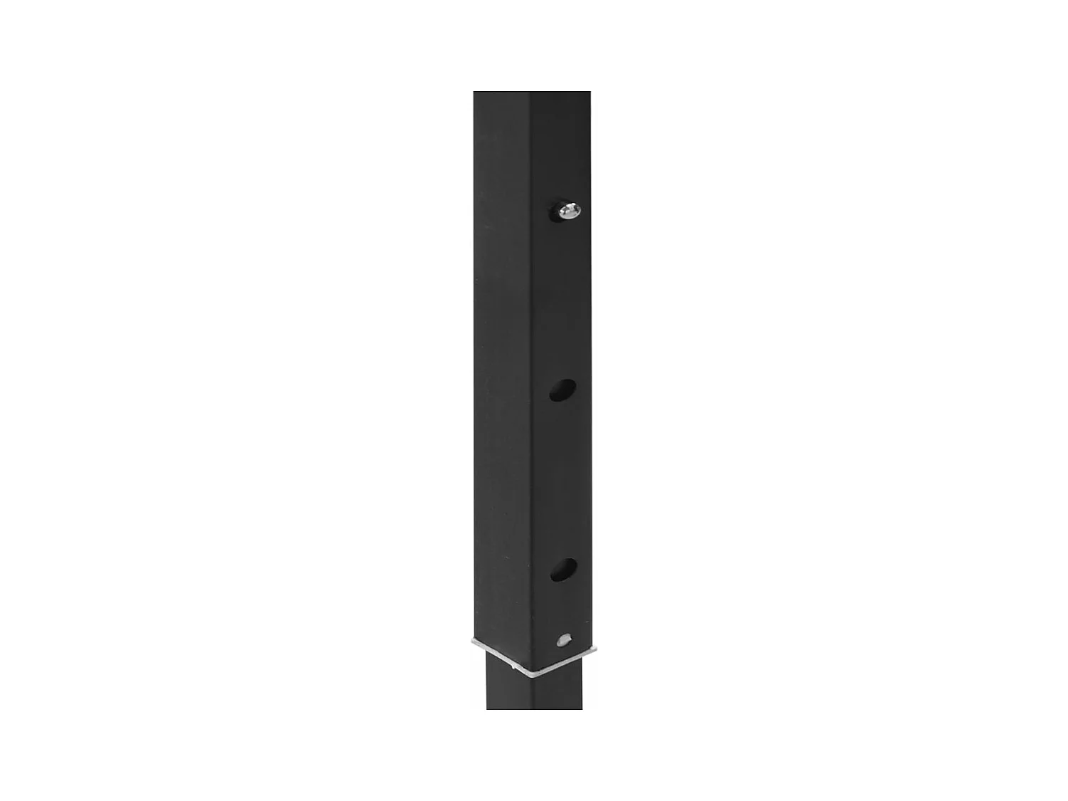 Tente de réception pliable Noir 3x6 m