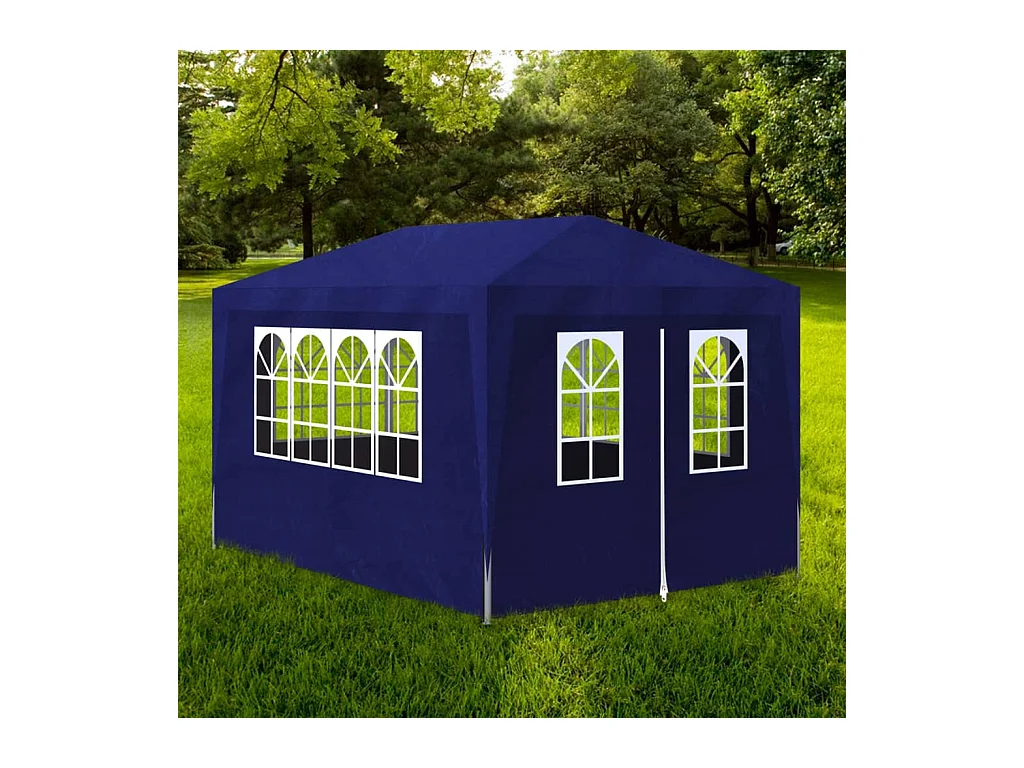 Tente de réception 3x4 m Bleu