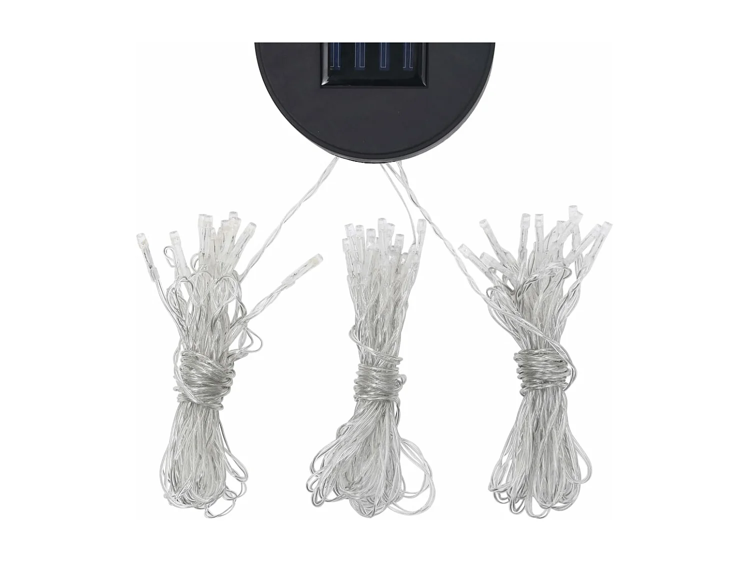 Tonnelle avec double toit et lumières LED 3x4 m Anthracite