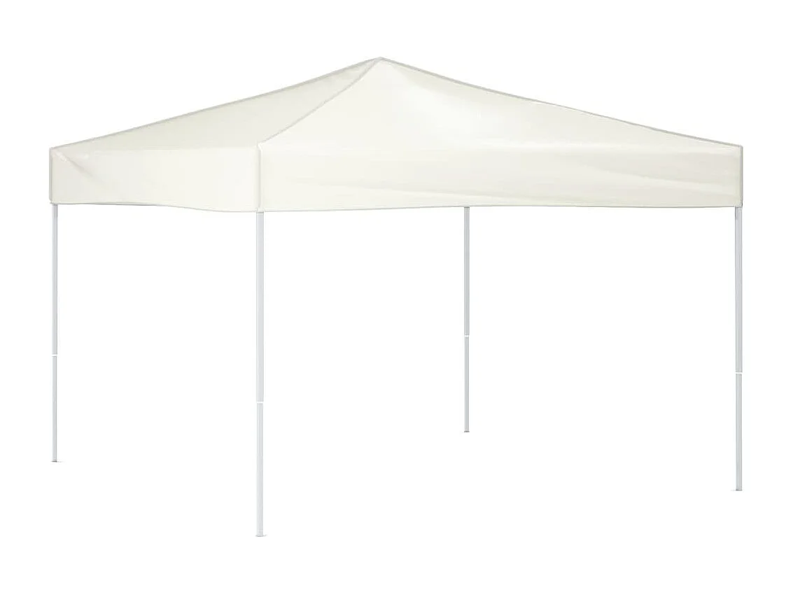 Tente de réception pliable Crème 3x3 m