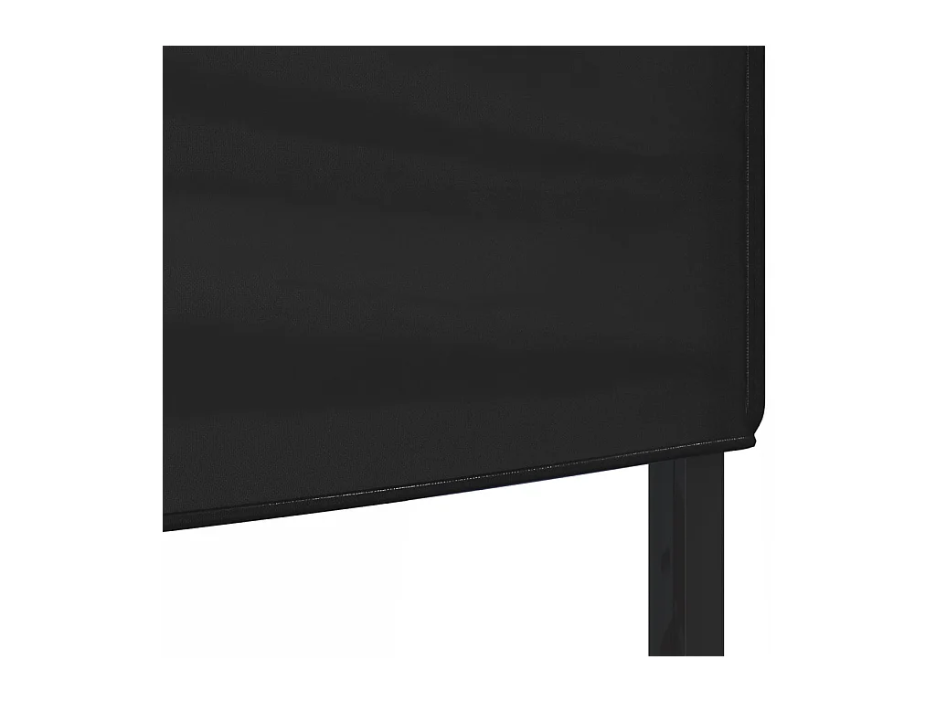 Partyzelt Faltbar Schwarz 3x3 m