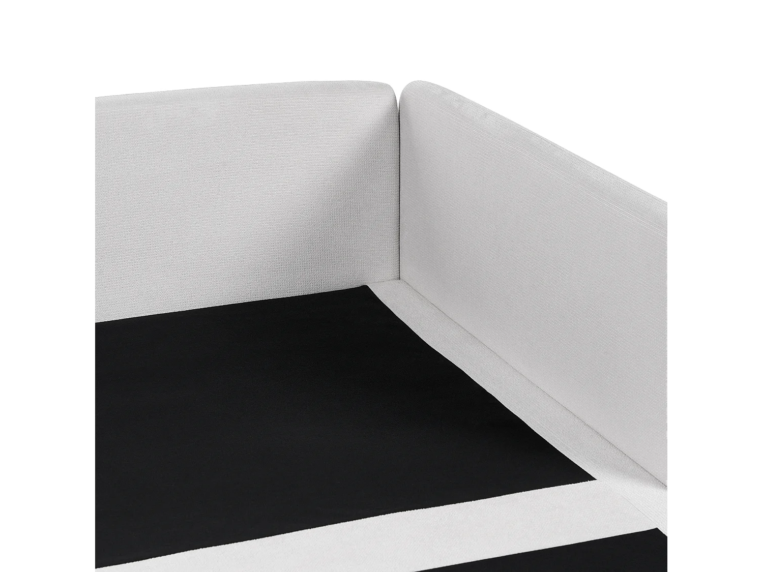 EGERIS Tessuto Grigio chiaro 3 posti Lato Sinistro