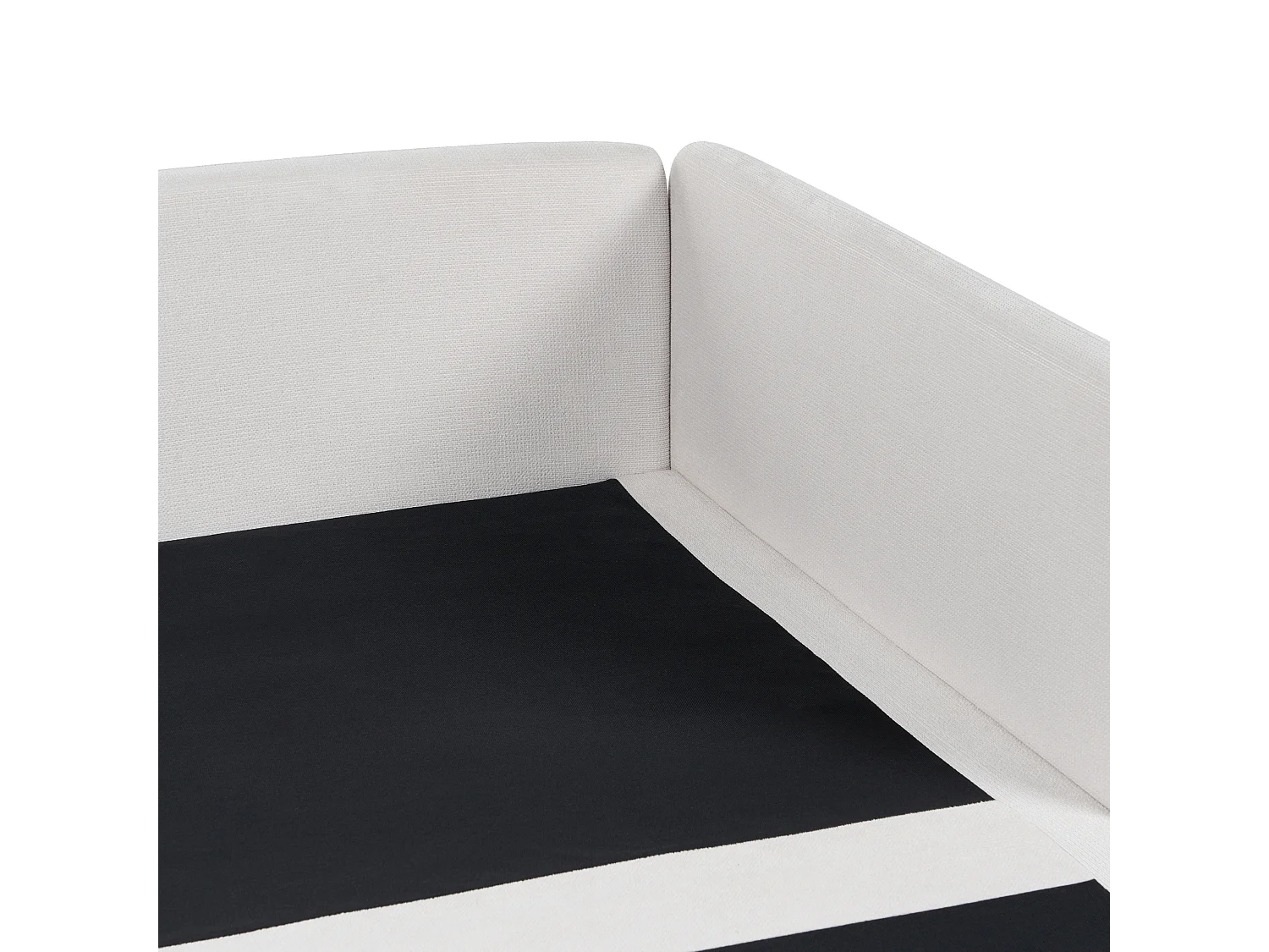 Narożnik modułowy EGERIS Jasnobeżowy dla 3 osób Lewostronny