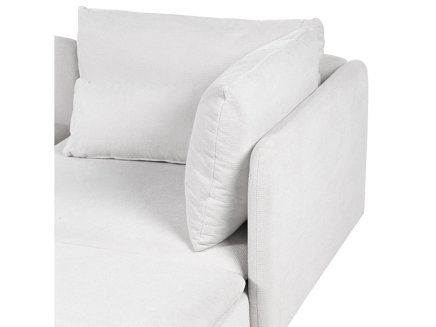 EGERIS Tessuto Grigio chiaro 3 posti Lato destro