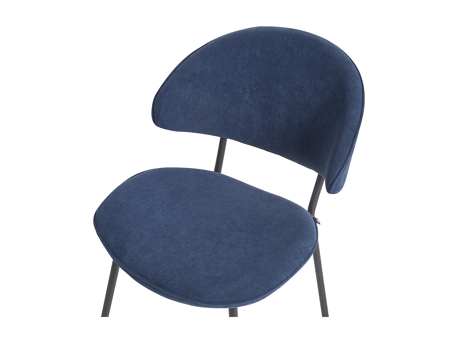 Set van 2 eetkamerstoelen KIANA Donkerblauw