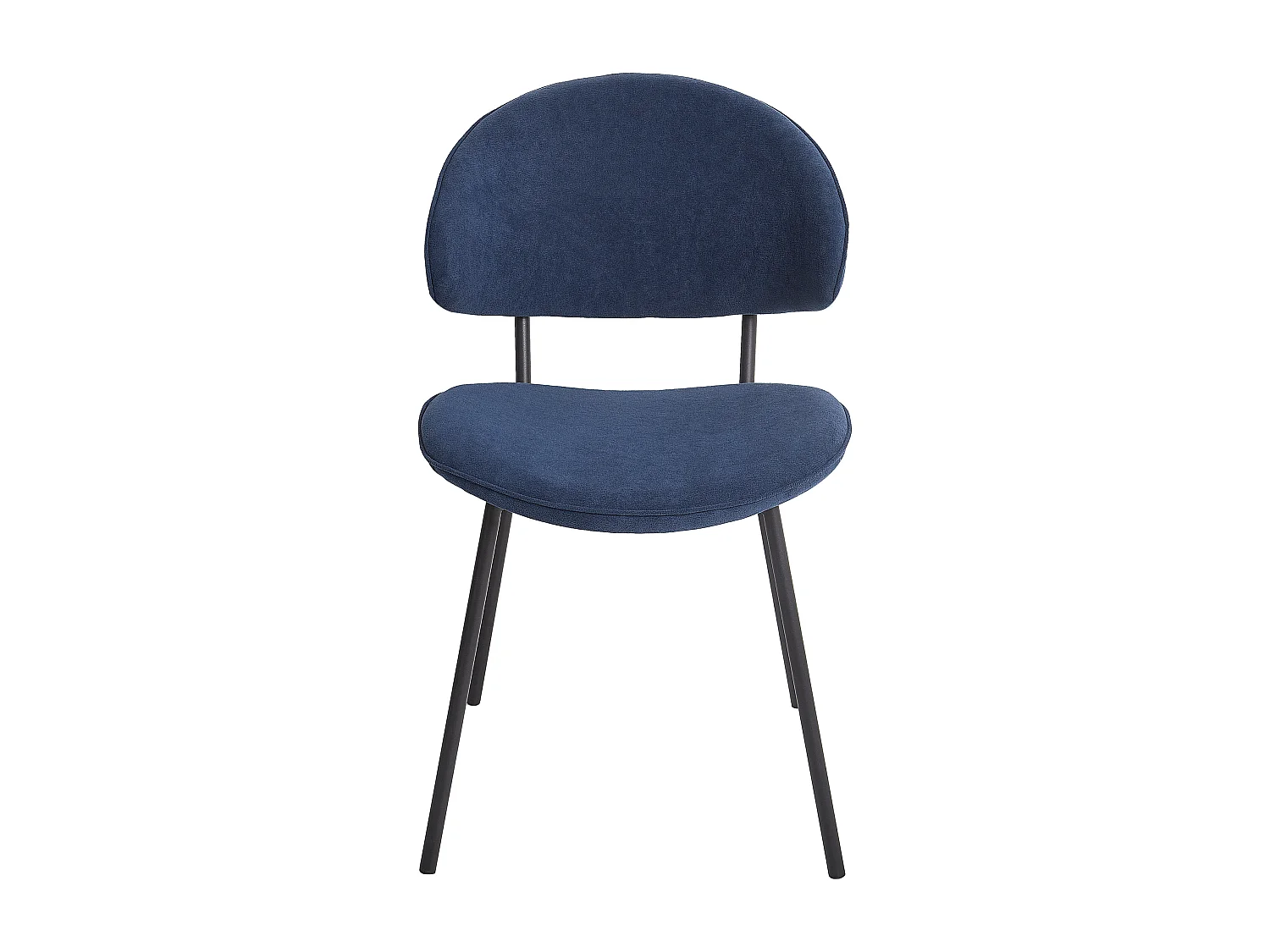 Lot de 2 chaises de salle à manger KIANA Bleu foncé