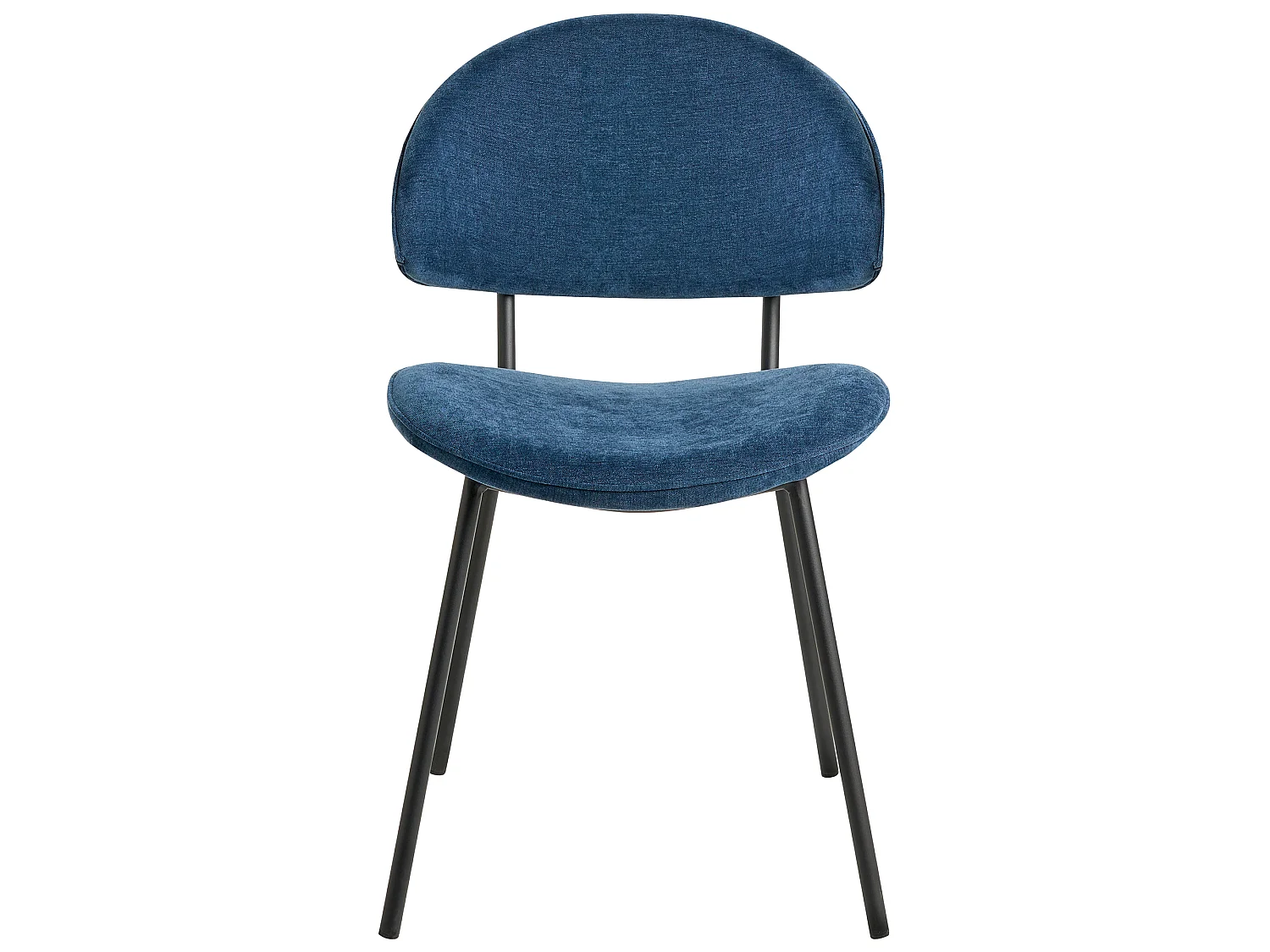 Lot de 2 chaises de salle à manger KIANA Bleu foncé