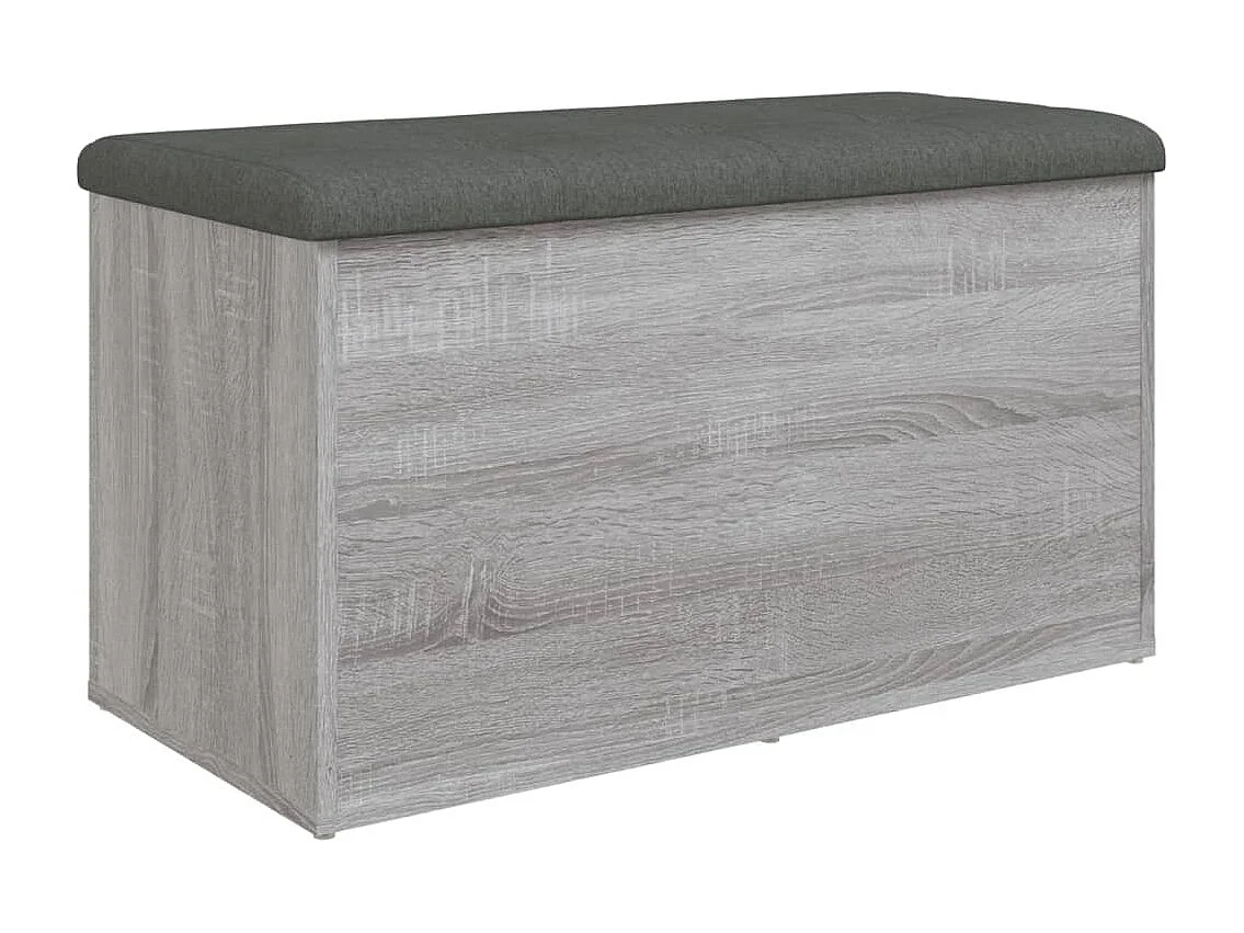 Banc de rangement sonoma gris 82x42x45 cm Bois d'ingénierie