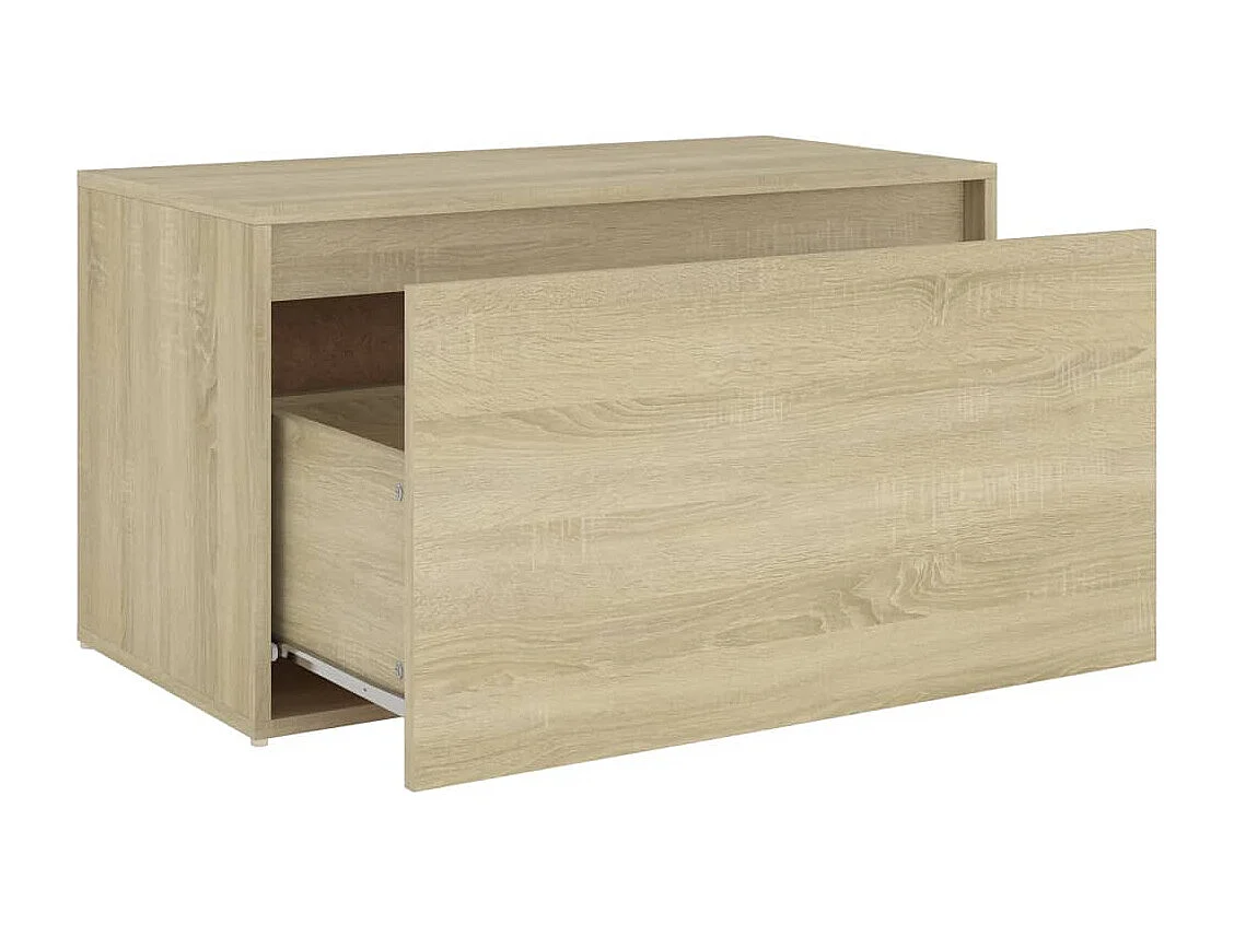 Banc d'entrée 80x40x45 cm Chêne sonoma Bois d'ingénierie