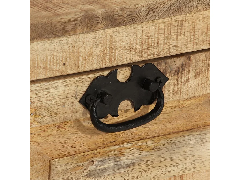 Banc de rangement de chaussures 85x40x45 cm Bois de manguier