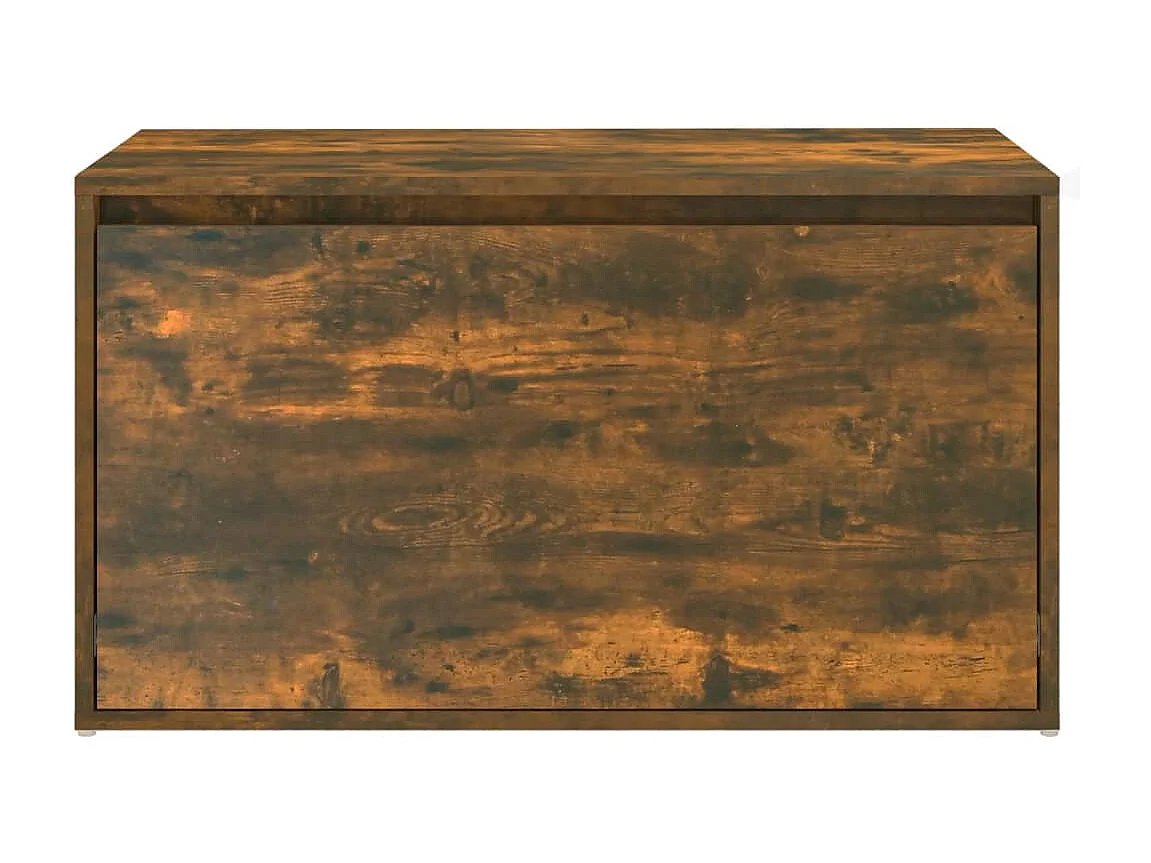 Banc d'entrée 80x40x45 cm Chêne fumé Bois d'ingénierie
