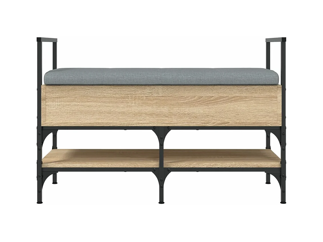 Banc à chaussures chêne sonoma 85,5x42x57,5 cm bois ingénierie