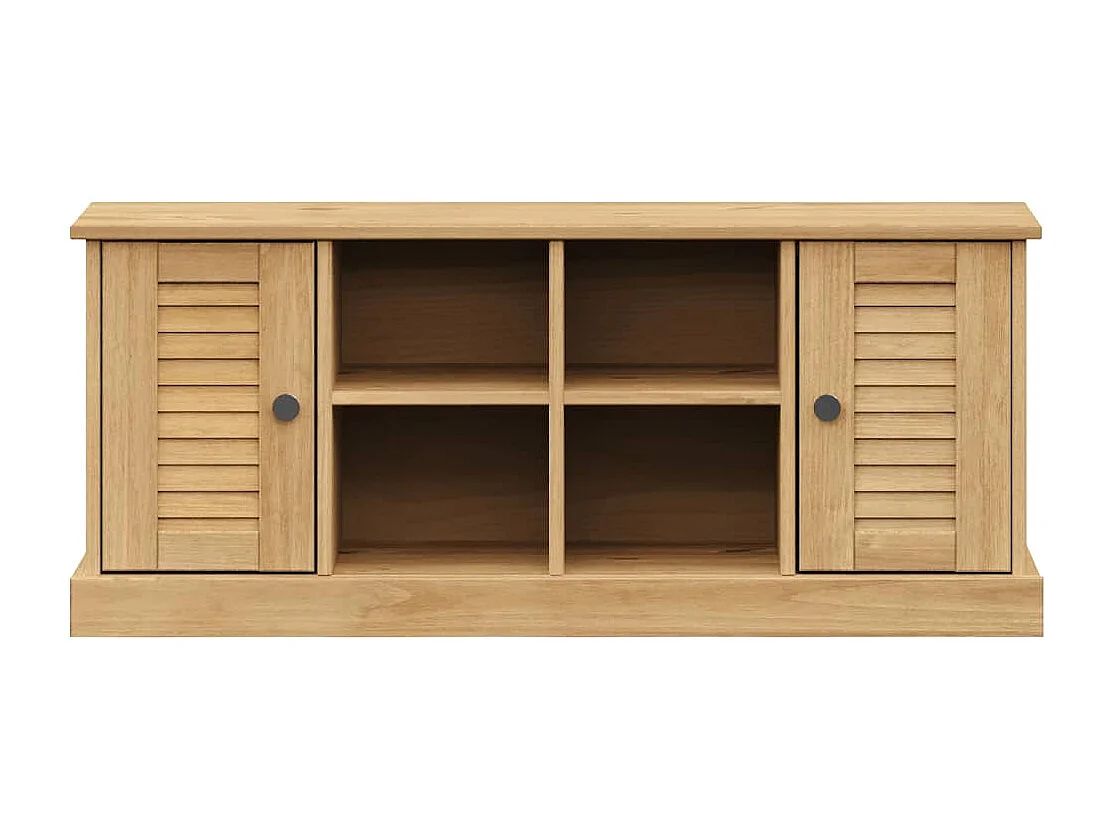 Banc à chaussures VIGO 106x35x45 cm bois massif de pin