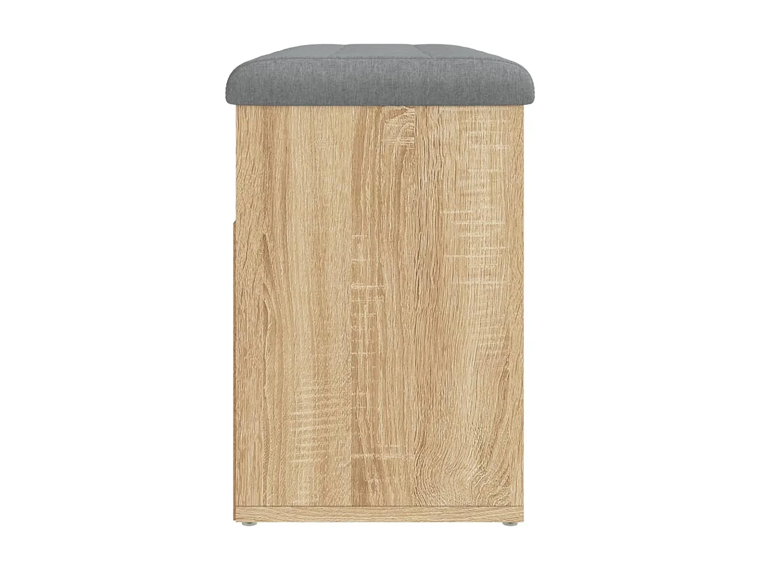 Banc à chaussures chêne sonoma 82x32x45,5 cm bois d'ingénierie